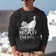 It's Way Too Peopley Outside Cute Cat Introvert Unisex Sweatshirt