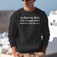 Joke For Introvert Enough Social Interaction For Today Unisex Sweatshirt Joke For Introvert Enough Social Interaction For Today Unisex Sweatshirt