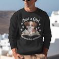 Just a Girl Who Loves Dogs And Books Cute Dog Unisex Sweatshirt