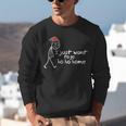 I Just Want To Go Ho Ho Home Christmas Introvert Unisex Sweatshirt