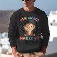 Kids 8th Grade Nailed It Monkey Graduation Unisex Sweatshirt