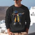 Kids HBCU Boys Grad Dabbing Graduation Unisex Sweatshirt