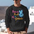 Last Day Of School Peace Out Grade 4 Graduation Kids Unisex Sweatshirt