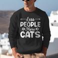 Less People More Cats Introvert's Dream Tee Unisex Sweatshirt Less People More Cats Introvert's Dream Tee Unisex Sweatshirt