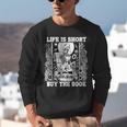 Life Is Short Buy The Book Introvert Skeleton Reading Unisex Sweatshirt Life Is Short Buy The Book Introvert Skeleton Reading Unisex Sweatshirt