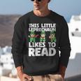 This Little Leprechaun Likes To Read St Patrick's Day Book Unisex Sweatshirt