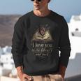 I Love You To The Library And Back Anatomical Heart Book Unisex Sweatshirt