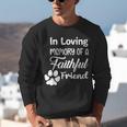In Loving Memory Of a Faithful Friend Pet Loss Dog Cat Shirt Unisex Sweatshirt