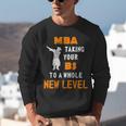 Masters Degree Graduation Shirt For MBA Grad Student Unisex Sweatshirt