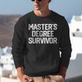 MASTER'S DEGREE SURVIVOR Graduation Grad College Unisex Sweatshirt