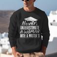 Master's Graduation Shirt For Women With Masters Degree Unisex Sweatshirt