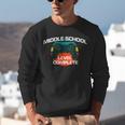 Middle School Graduation Gaming Vintage Level Complete Unisex Sweatshirt