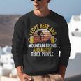 Mountain Biking Beer Drinking Introvert Sayings For Cyclist Unisex Sweatshirt