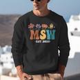 MSW Est 2025 Graduation School Social Worker Shirt Master Unisex Sweatshirt