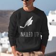 Nailed It Shirt Cute Graduation Grad Cap Unisex Sweatshirt