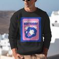 Not Today Cool Fun Cute Introvert Cat Character Unisex Sweatshirt