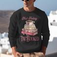 Not Today I'm Booked Book Lover Book Stack Coquette Bow Unisex Sweatshirt