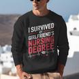 Nurse Graduation I Survived My Girlfriends Nursing Degree Unisex Sweatshirt
