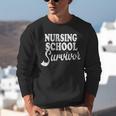 Nursing School Survivor Nurse Graduation Medical T-Shirt Unisex Sweatshirt