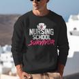 Nursing School Survivor Shirt Graduation Party Tee Unisex Sweatshirt