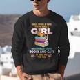 Once Upon A Time There Was A Girl Who Loves Books And Cats Unisex Sweatshirt Once Upon A Time There Was A Girl Who Loves Books And Cats Unisex Sweatshirt