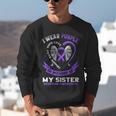 Overdose Awareness Shirt In Memory Of Sister Purple Ribbon Unisex Sweatshirt Overdose Awareness Shirt In Memory Of Sister Purple Ribbon Unisex Sweatshirt