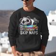 Panda Napping On Books Life’s Too Short To Skip Naps Unisex Sweatshirt