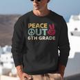 Peace Out 6th Grade Graduation Last Day Of School Unisex Sweatshirt