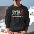 Peace Out 8th Grade Graduation Last Day Of School Unisex Sweatshirt