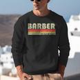 Personal Christmas Retro Vintage Graduation BARBER Job Title Profession Birthday Worker Idea Unisex Sweatshirt