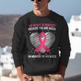 Pink Breast Cancer Awareness Women Men In Memory Of My Niece Unisex Sweatshirt