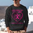 Pink Ribbon In Memory Of My Niece Breast Cancer Awareness Unisex Sweatshirt