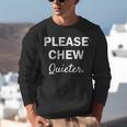 Please Chew Quieter Introvert Unisex Sweatshirt Please Chew Quieter Introvert Unisex Sweatshirt