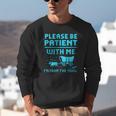 Please Be Patient With Me I'm From The 1900s Pixel Wagon Unisex Sweatshirt