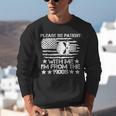 Please Be Patient With Me I'm From The 1900s USA Flag Skull Unisex Sweatshirt