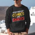Powered By Comics And Snacks Comic Book Lover Unisex Sweatshirt