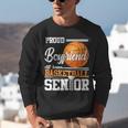 Proud Boyfriend Of A 2025 Senior Graduation Basketball Unisex Sweatshirt