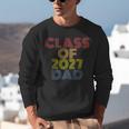 Proud Dad Of A Class Of 2027 Graduate Senior Graduation Unisex Sweatshirt