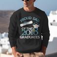 Proud Dad Of Two 2018 Graduates Twin Dads Graduation Unisex Sweatshirt