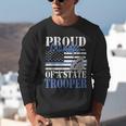 Proud Grandpa Of a State Trooper Police Officer Graduation Unisex Sweatshirt