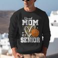 Proud Mom Of A 2026 Senior Basketball Graduation Leopard Unisex Sweatshirt