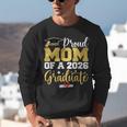 Proud Mom Of A Class Of 2026 Graduate Senior Gold Graduation Unisex Sweatshirt