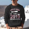 Proud Mom Of Two 2019 Graduates Twin Mama Mother Graduation Unisex Sweatshirt