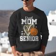 Proud Senior Mom Class Of 2026 Basketball Graduation Leopard Unisex Sweatshirt