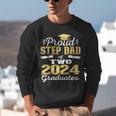 Proud Step Dad Of Two 2024 Graduate Class 2024 Graduation Unisex Sweatshirt
