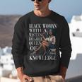 Queen Masters Degree Graduation Educated Melanin Grad Unisex Sweatshirt