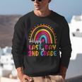 Rainbow Last Day Of 2nd Grade Teacher Student Graduation For Men Women Kids Unisex Sweatshirt