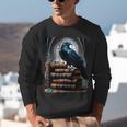 Raven On A Stack Of Books Wisdom Of Odin Unisex Sweatshirt Raven On A Stack Of Books Wisdom Of Odin Unisex Sweatshirt