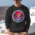 Retro 80s Synthwave Sunset & Palm Trees Retro Nostalgia 80s Unisex Sweatshirt