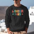 Retro Lawyer 2025 Attorney School Graduation Student Lawyer Unisex Sweatshirt